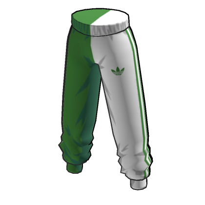 Green adidas tracksuit roblox cheap