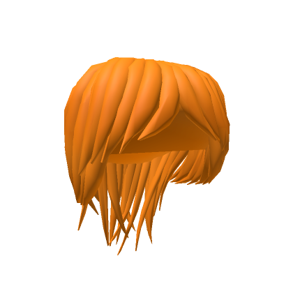 Roblox Item Orange Anime Hair