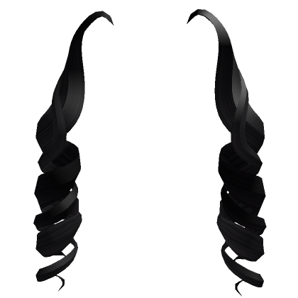 Black curly online hair extensions roblox