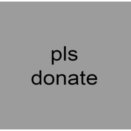 pls donate (profile picture)'s Code & Price - RblxTrade