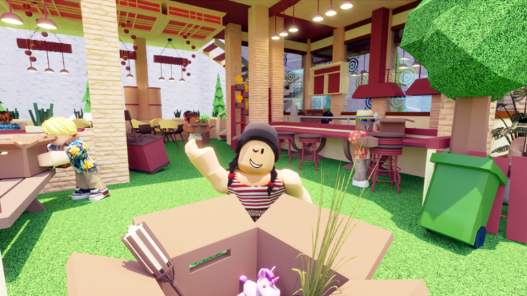 Image of outdoor in Restaurant Tycoon 2 Roblox