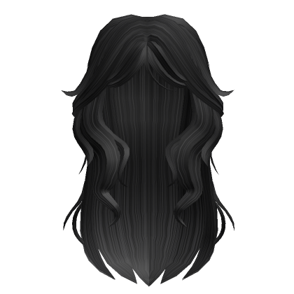 Anime Layered Y2K Messy Popular Girl Hair (Black)'s Code & Price - RblxTrade
