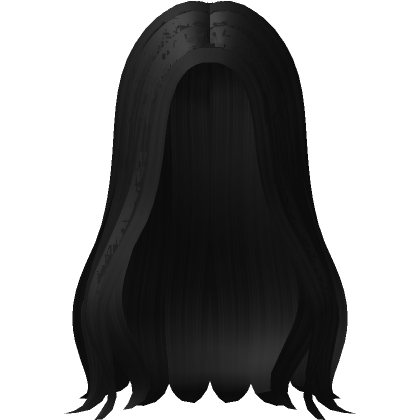 Vapory Layered Flowy Hair ( Black )'s Code & Price - RblxTrade