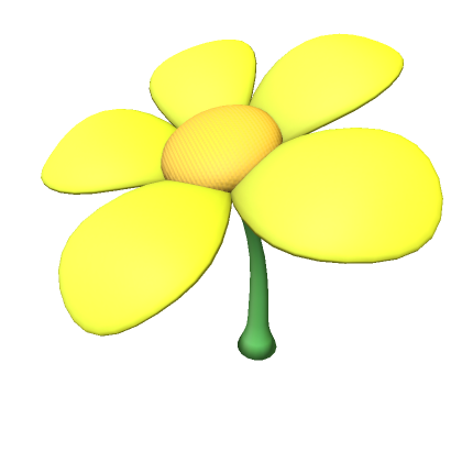 yellow flower sprout - Roblox