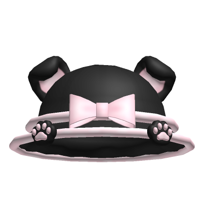 black and pink dog hat | Roblox Item - Rolimon's