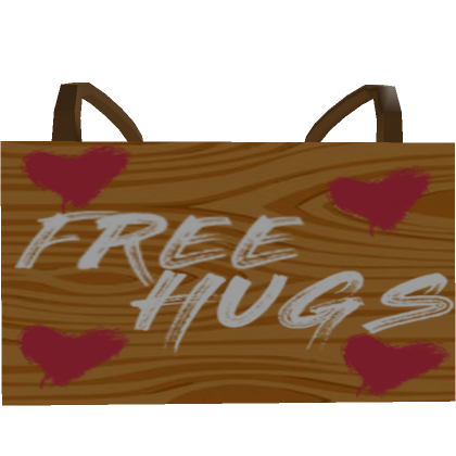 Free Hugs Sign | Roblox Item - Rolimon's