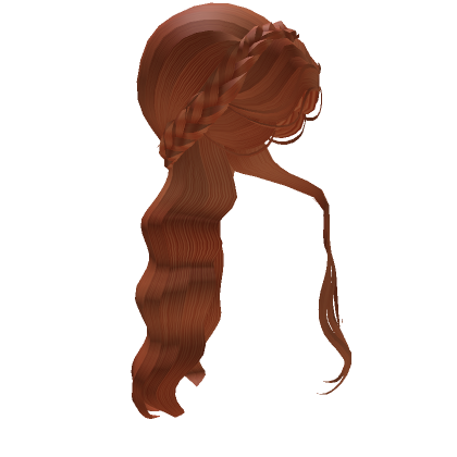 Braided Dark Queen Hair in Ginger