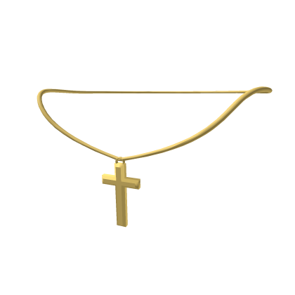 Gold Cross Necklace 1.0 | Roblox Item - Rolimon's