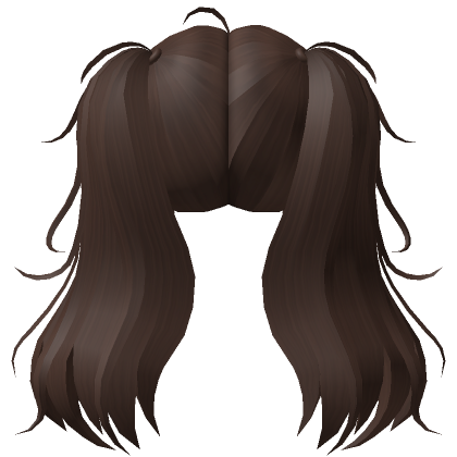 Long Flowy Pigtails Hair Brown's Code & Price - RblxTrade