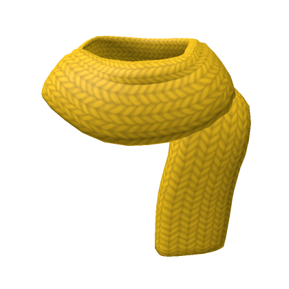 Roblox Item Yellow Knit Scarf (3.0)