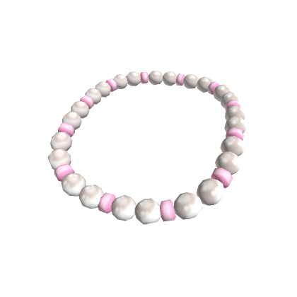 3.0 - Pearls and Pink Beaded Necklace | Roblox Item - Rolimon's