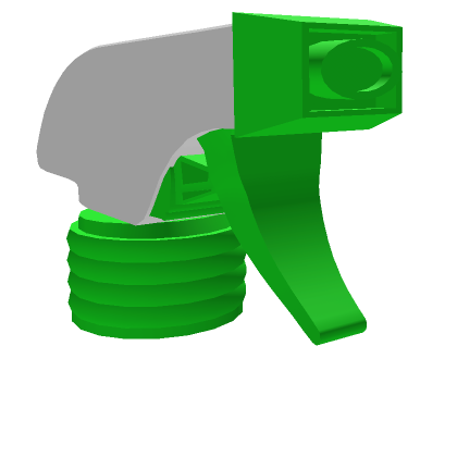 Roblox Item Cleaning Spray Hat green