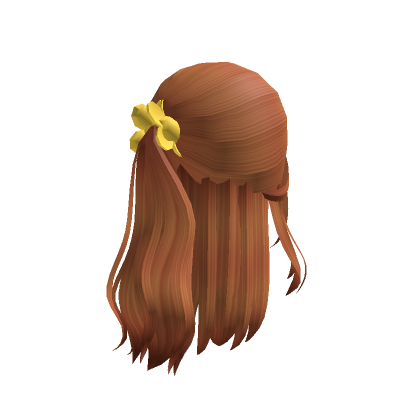 Roblox Item Ginger Flowy Buckled Summer Hair
