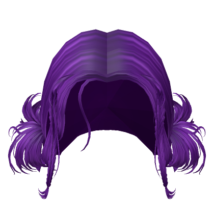 Purple Messy Bedhead Hairstyle - Roblox