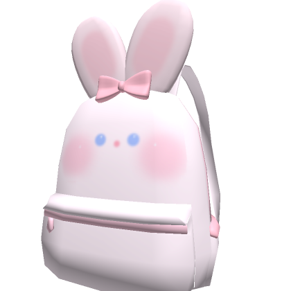 Kawaii Bunny White Backpack | Roblox Item - Rolimon's