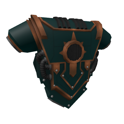 Dark Teal Copper Relic Praetorian Backpack - Roblox