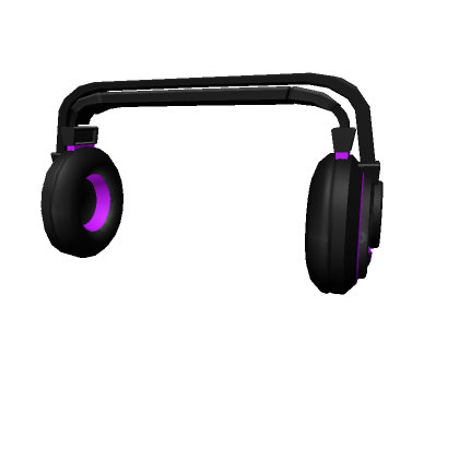 Roblox Item Deluxe Pro Purple Headphones