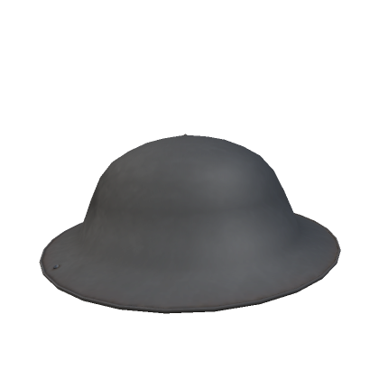 Roblox Item Strapless Gray Brodie Helmet