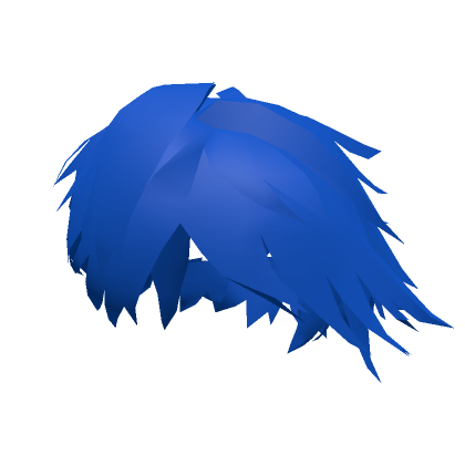 Roblox Item Blue Anime Hair