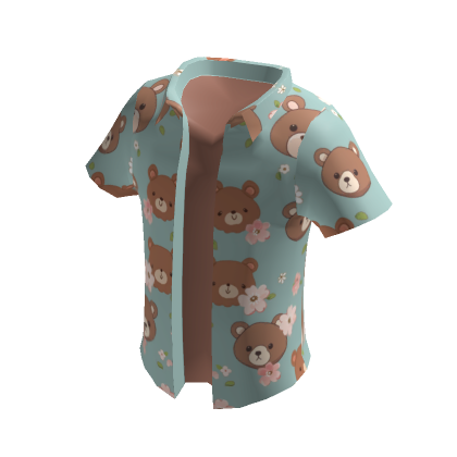 Roblox Item 🧸 Teddy Bear Open Shirt 🧸