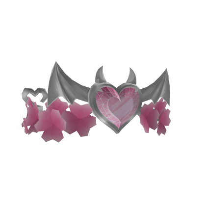 Crown Of Fallen Hearts [Pink] SALE | Roblox Item - Rolimon's