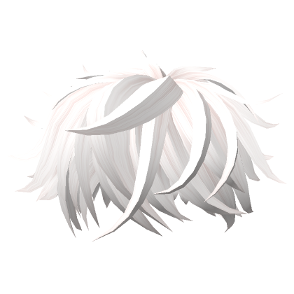 Roblox Item white messy hair anime season 9.0