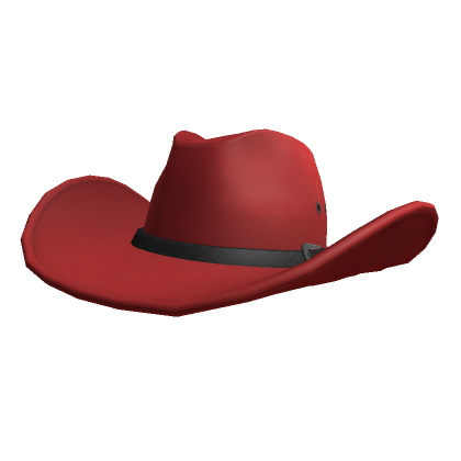 Roblox Item Red Cowboy Hat