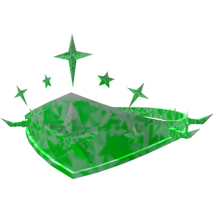 Roblox Item Green Crystal Stars Crown