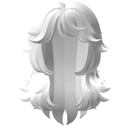 y2k Grunge Wolf Hair White | Roblox Item - Rolimon's