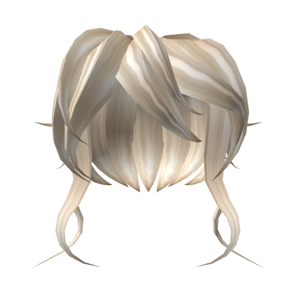 Cute Messy Blonde Anime Hair - Roblox