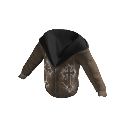 Crosses Grunge Half-Zip Jacket | Roblox Item - Rolimon's