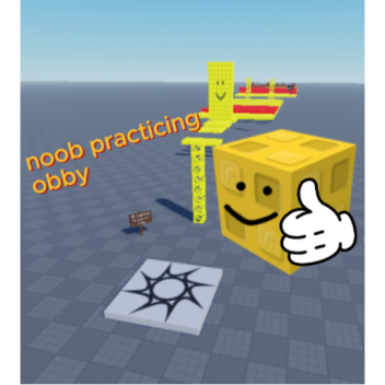 noob practicing obby (kinda hard)