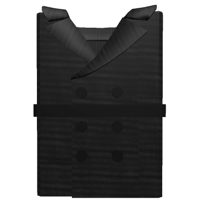 Roblox Item 1.0 R6 Black Trench Coat