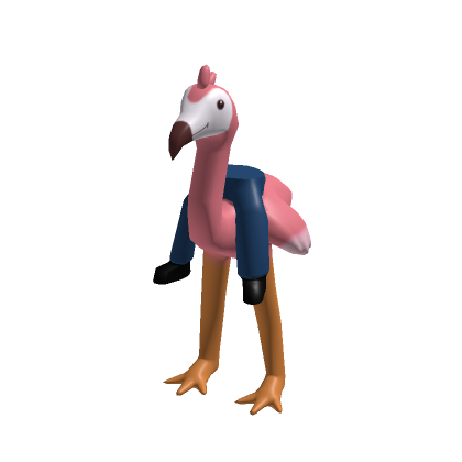 Flamingo Riding Costume | Roblox Item - Rolimon's