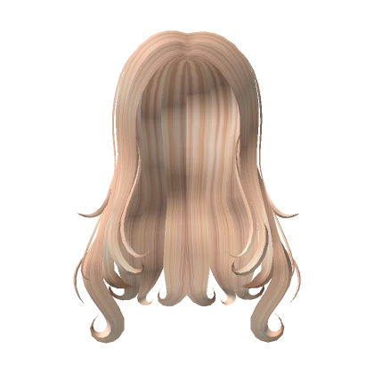 Preppy Long Wavy Hair Blonde - Roblox