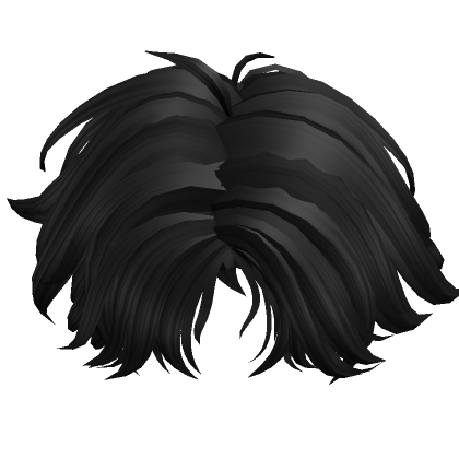 Black Y2K Messy Hair  Roblox Item - Rolimon's