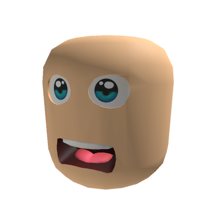 3D Excited Head (for Rthro Head & Headless) | Roblox Item - Rolimon's