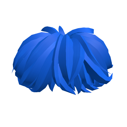 Messy Blue Boy Hair - Roblox
