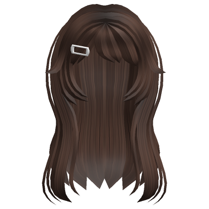 Anime Messy Layered Clipped Hair Brown Ombre