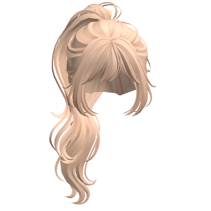 Aesthetic Blonde Rainbow Ponytail's Code & Price - RblxTrade