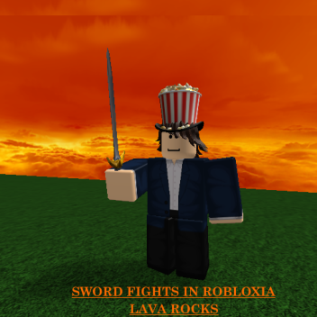 Sword Fights in ROBLOXia: Lava Rocks
