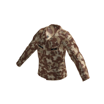 Desert Camo Army Uniform Shirt | Roblox Item - Rolimon's