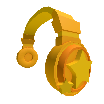 Roblox Item Halloween Orange Star Headphones