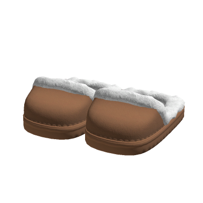 Cozy Winter Slippers Brown Roblox Item Rolimon s