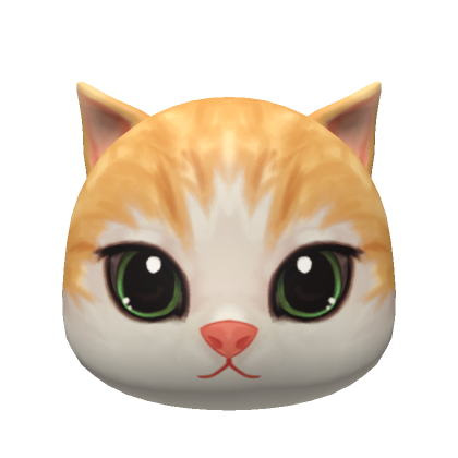 Dabloon Cat Head (Orange) | Roblox Item - Rolimon's