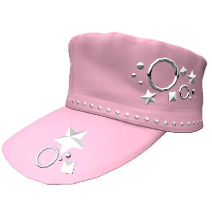 Roblox Item Y2K Cadet Cap (Pink)