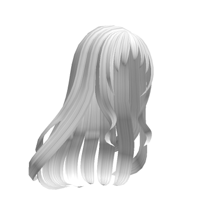 Roblox Item Princess Elf Loose Hairstyle in White