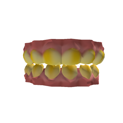 Shiny gold tooth face - Roblox