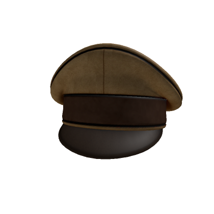Roblox Item Brown Military Cap