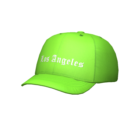 Roblox Item Green Los Angeles Cap